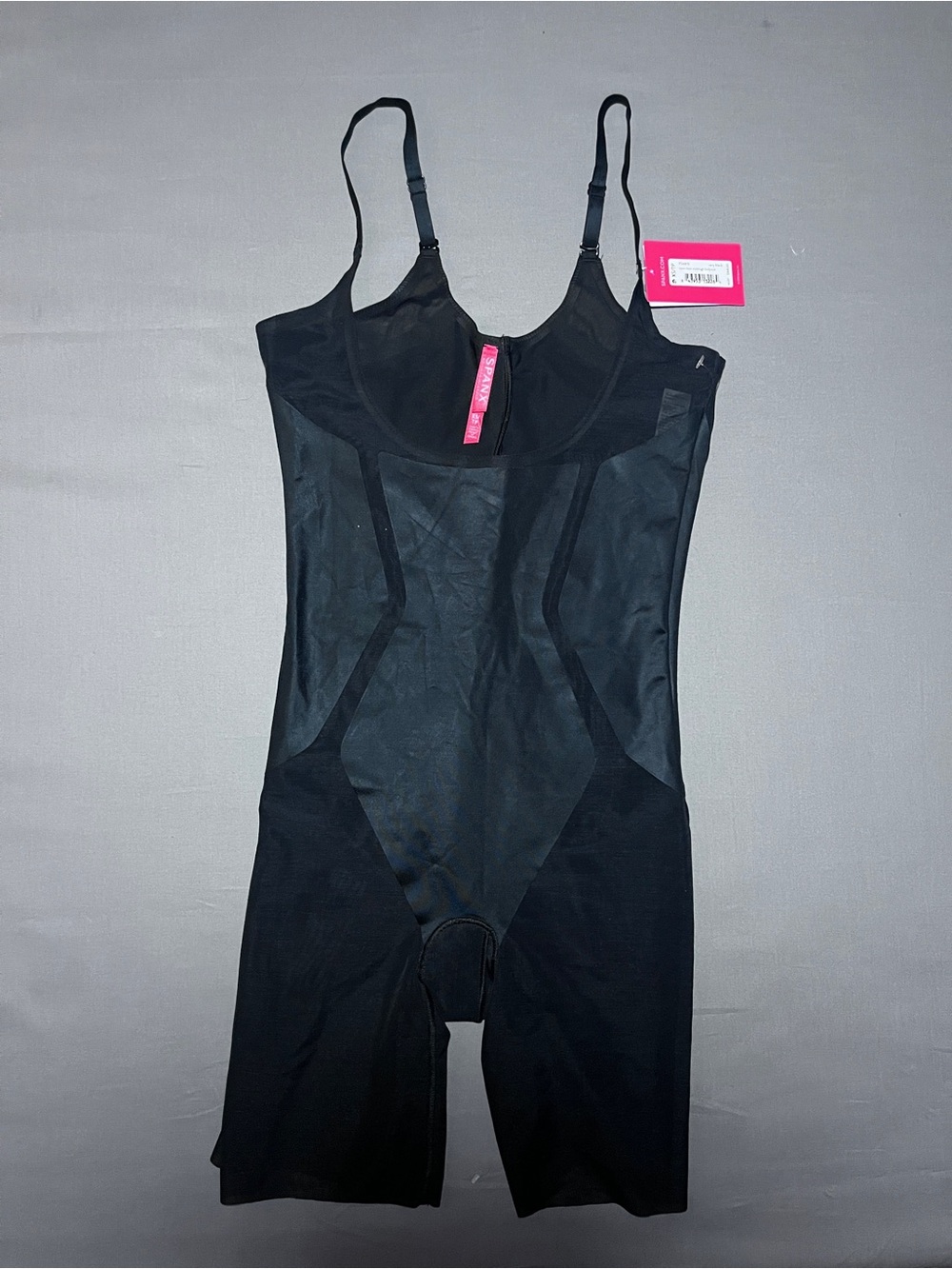 Spanx Haute Contour Open-Bust Mid-Thigh Bodysuit Size XS